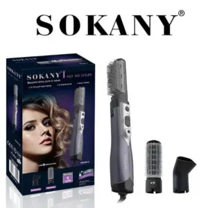 استشوار ومشاط بملحقين  SOKANY