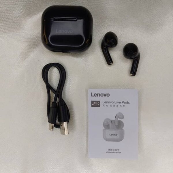 ⁦سماعة Lenovo Live Pods LP40  Bluetooth⁩ - الصورة ⁦3⁩