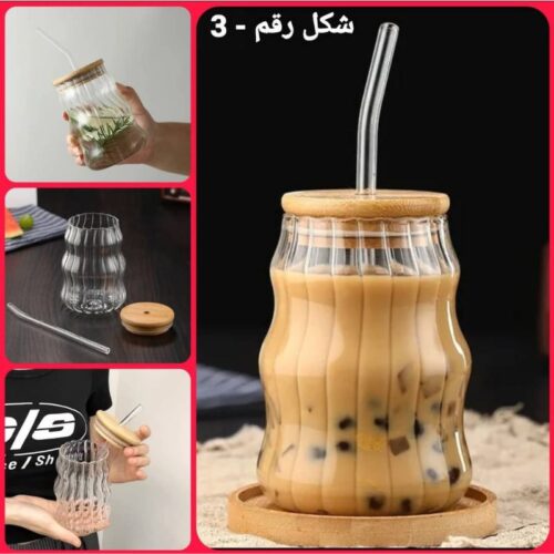 مج قهوة زجاجي حراري
