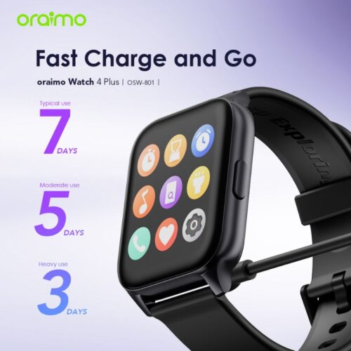 ساعة ذكية Oraimo Watch 4 plus | OSW-801