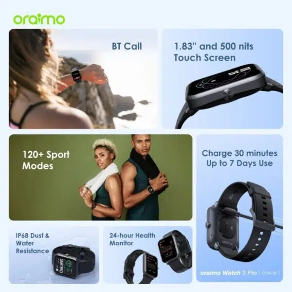 ⁦ساعة ذكية Oraimo OSW-34⁩ - الصورة ⁦6⁩